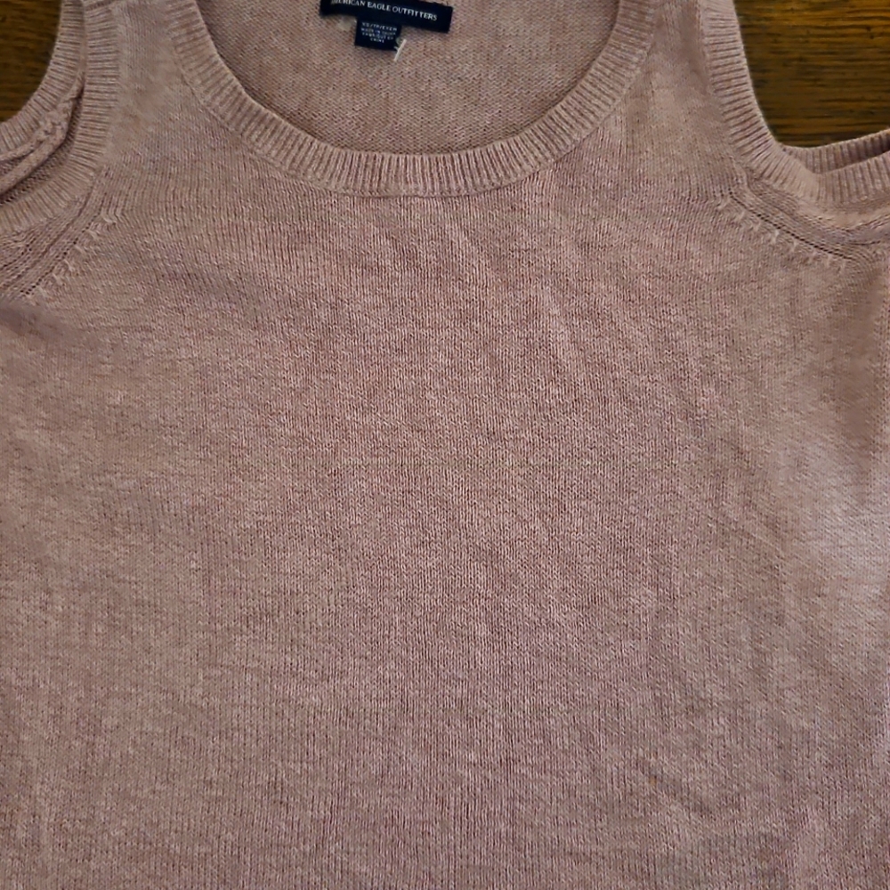 American eagle sweater pink size xs